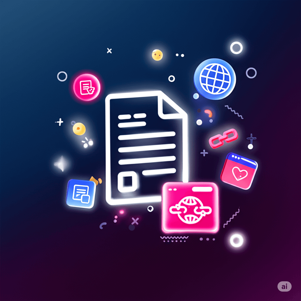 Document processing illustration